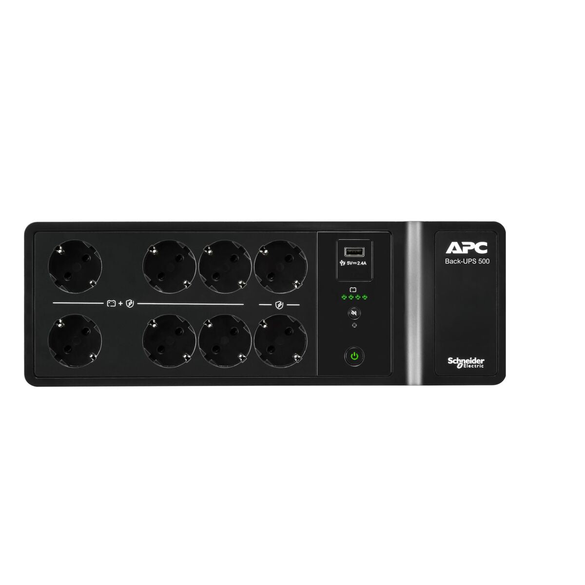 APC Back-UPS UPS wall mountable / surface mountable AC 230V 300Watt 500VA output connectors 8