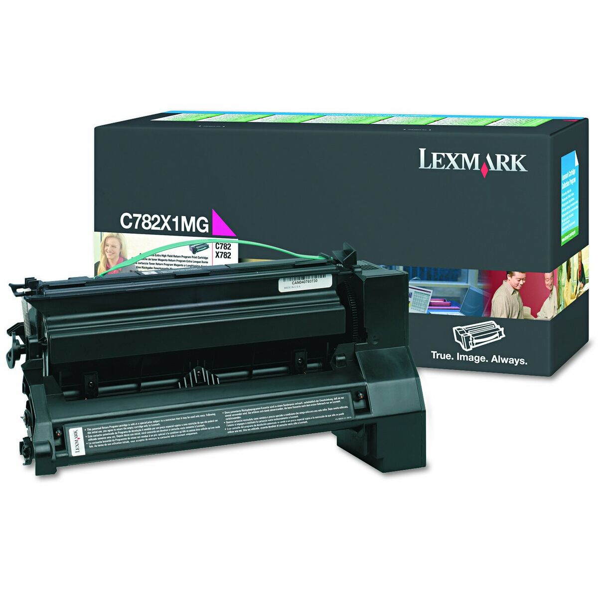 LEXMARK C782, X782e cartouche de toner magenta haute capacité 15.000 pages pack de 1 retour programme