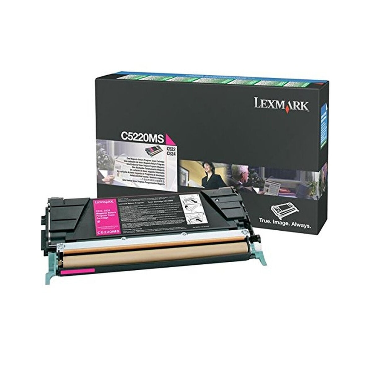 LEXMARK C522N, C524 cartouche de toner magenta capacité standard 3.000 pages pack de 1 retour programme