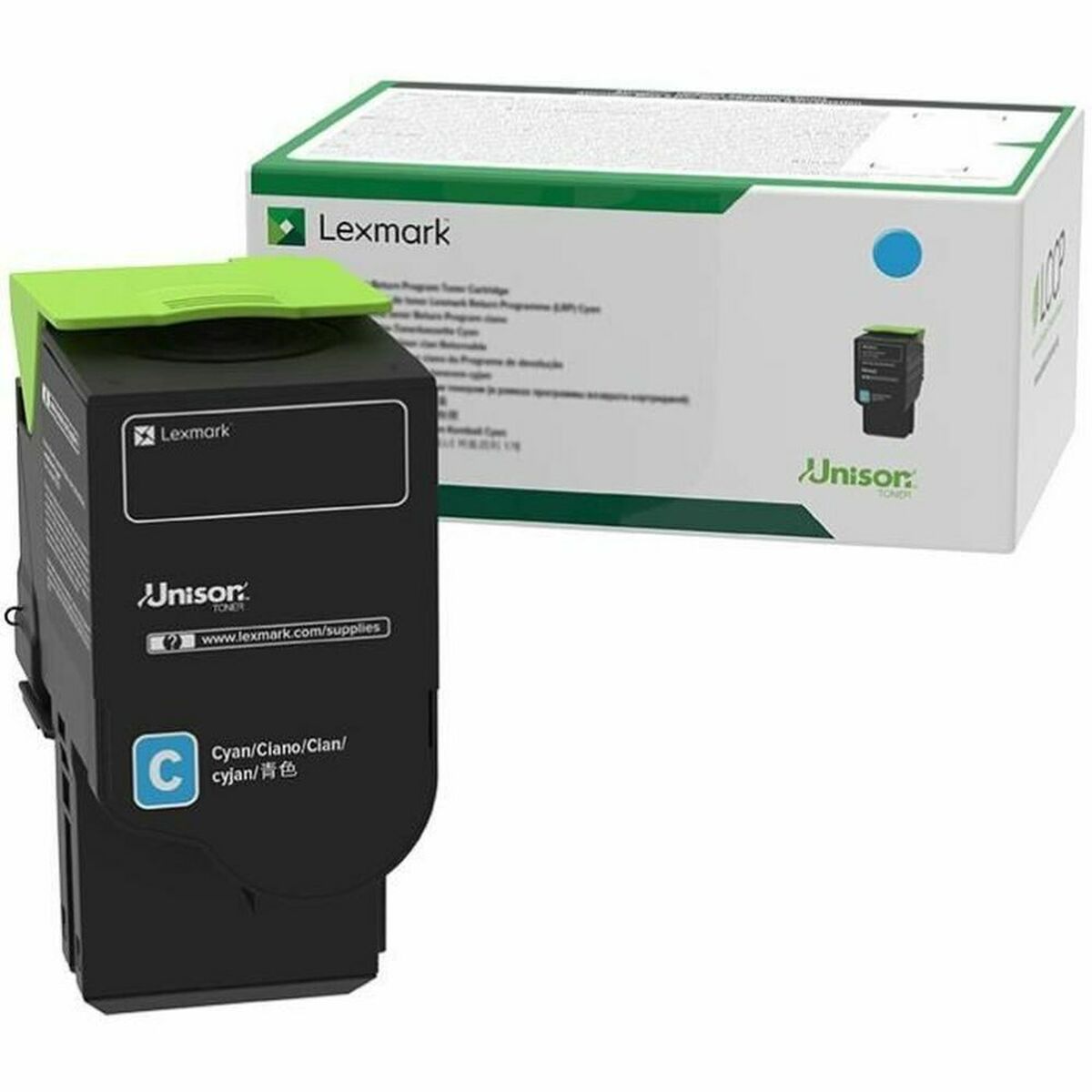 LEXMARK C2320C0 Cyan Return Program Toner Cartridge