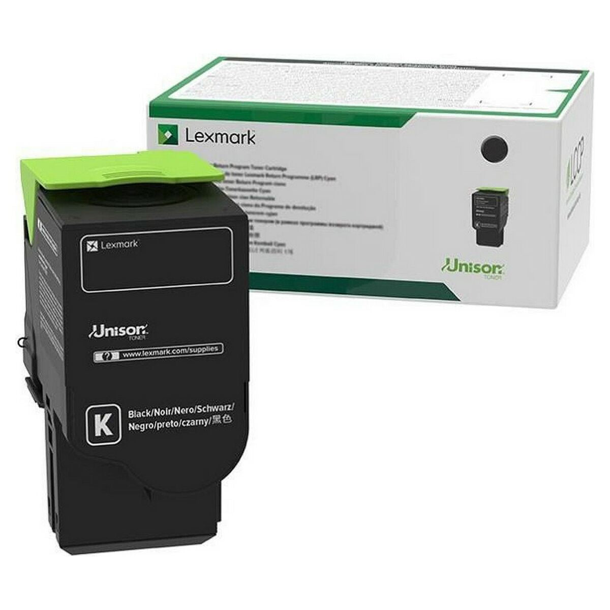 LEXMARK C2320K0 Black Return Program Toner Cartridge 1.000 pages