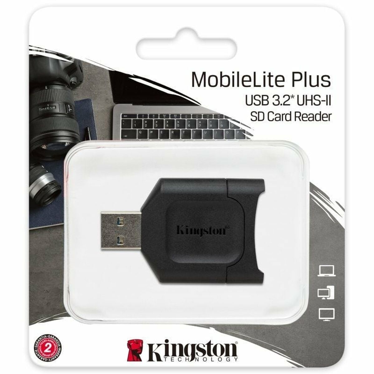 KINGSTON MobileLite Plus USB 3.1 SDHC/SDXC UHS-II Card Reader