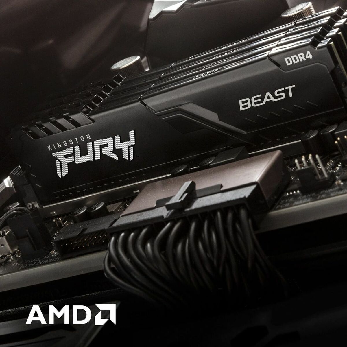 KINGSTON 16Go 3600MHz DDR4 CL18 DIMM FURY Beast Black