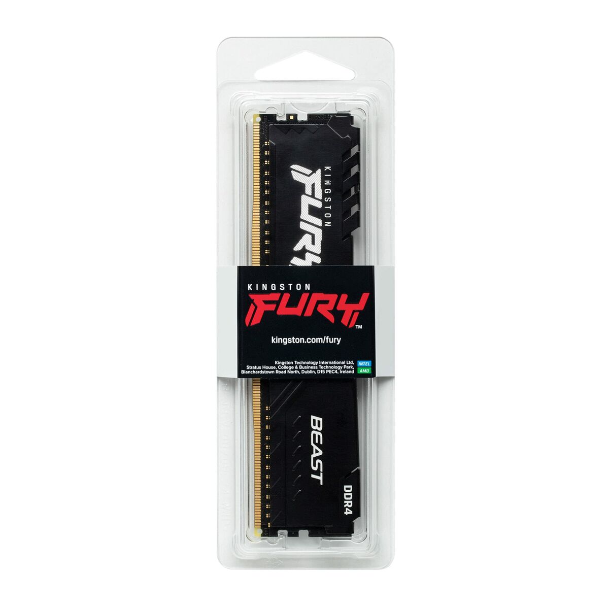 KINGSTON 8Go 3600MHz DDR4 CL17 DIMM FURY Beast Black