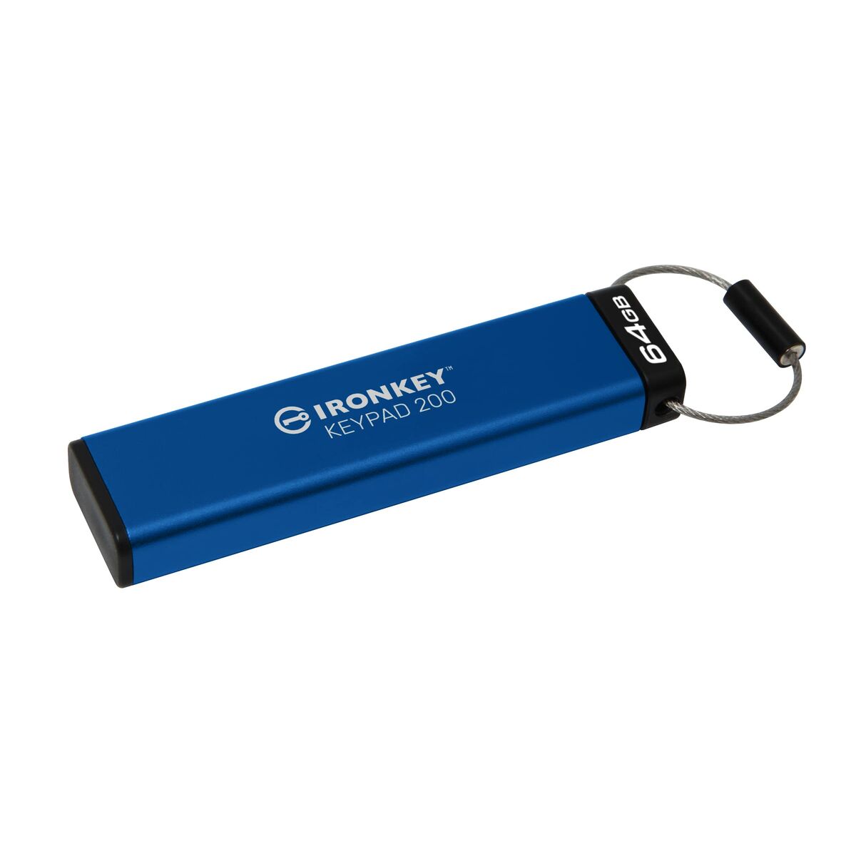 KINGSTON 64Go IronKey Keypad 200 FIPS 140-3 Lvl 3 Pending AES-256 Encrypted