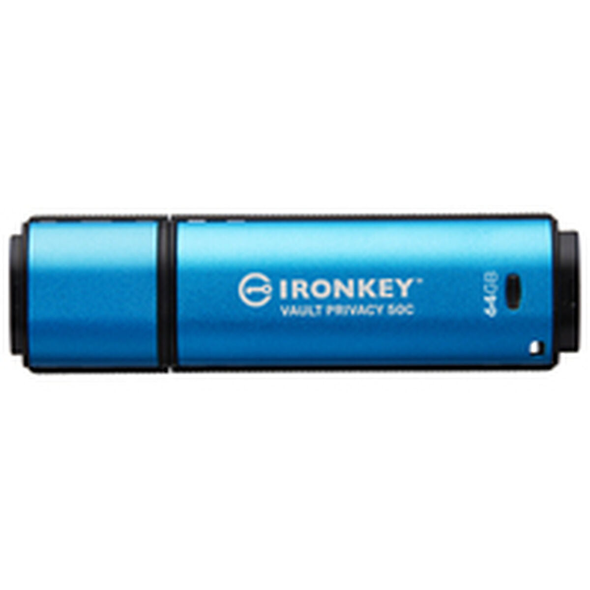 KINGSTON 64Go USB-C IronKey Vault Privacy 50C AES-256 Encrypted FIPS 197