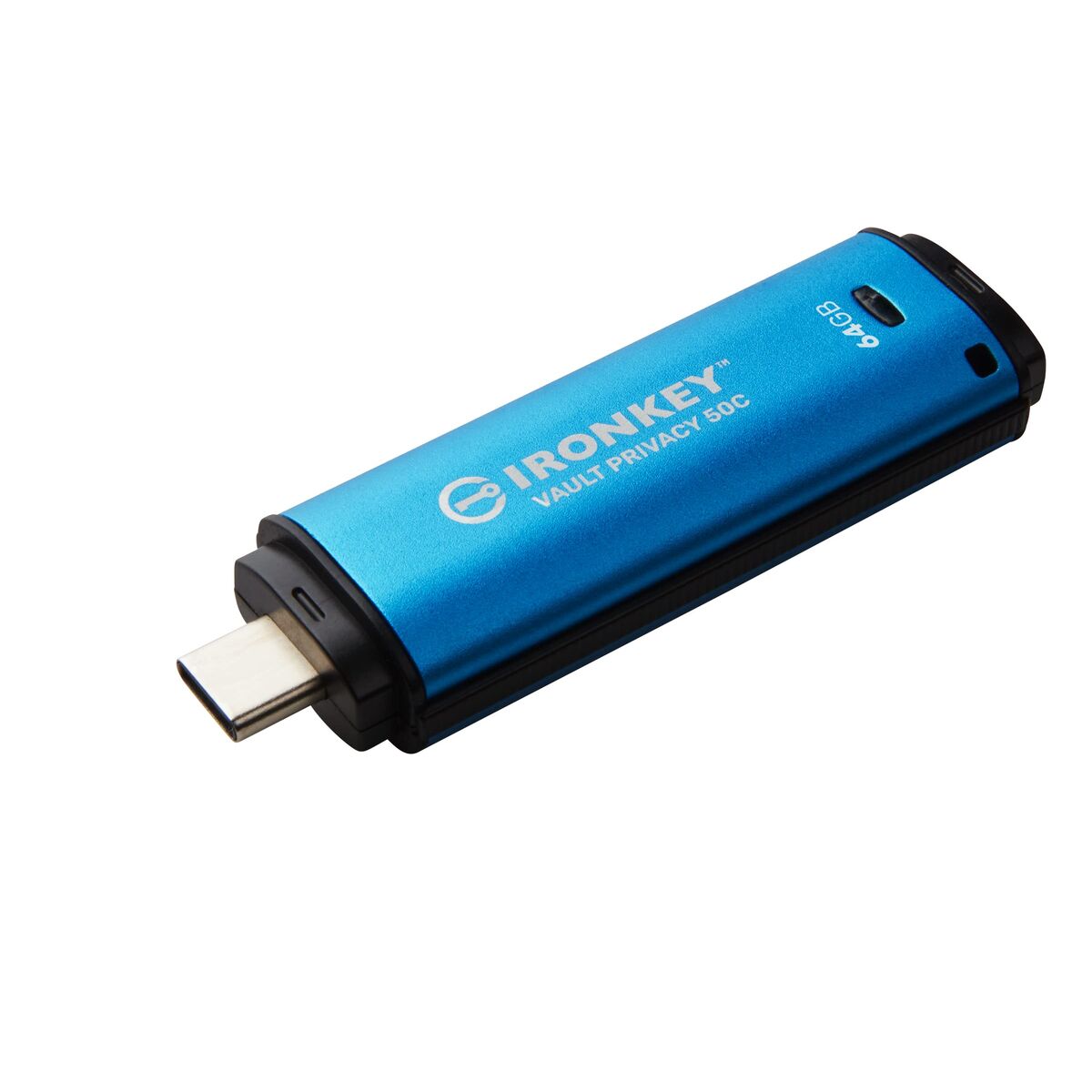 KINGSTON 64Go USB-C IronKey Vault Privacy 50C AES-256 Encrypted FIPS 197