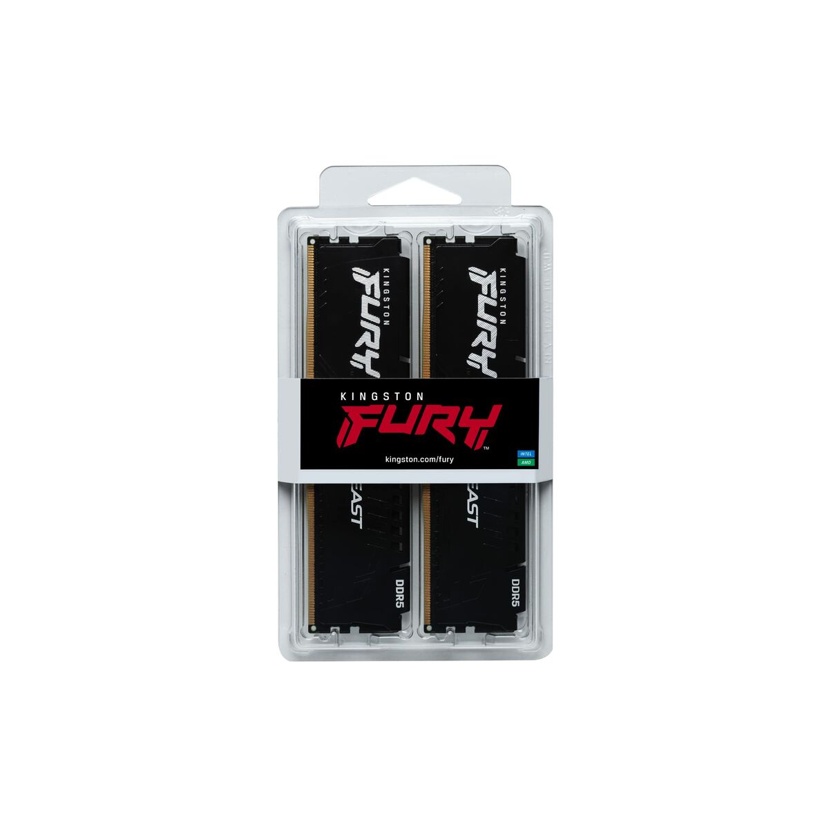 KINGSTON 64Go 6000MT/s DDR5 CL36 DIMM Kit of 2 FURY Beast Black EXPO