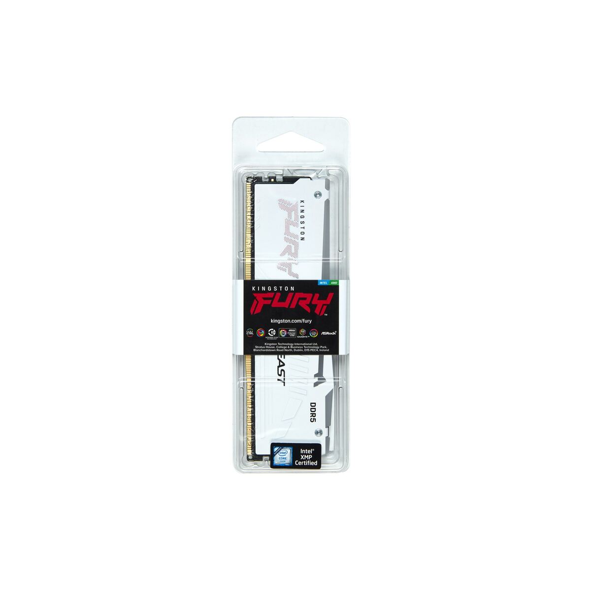 KINGSTON FURY Beast 32Go DIMM 6000MT/s DDR5 CL36 White RGB EXPO