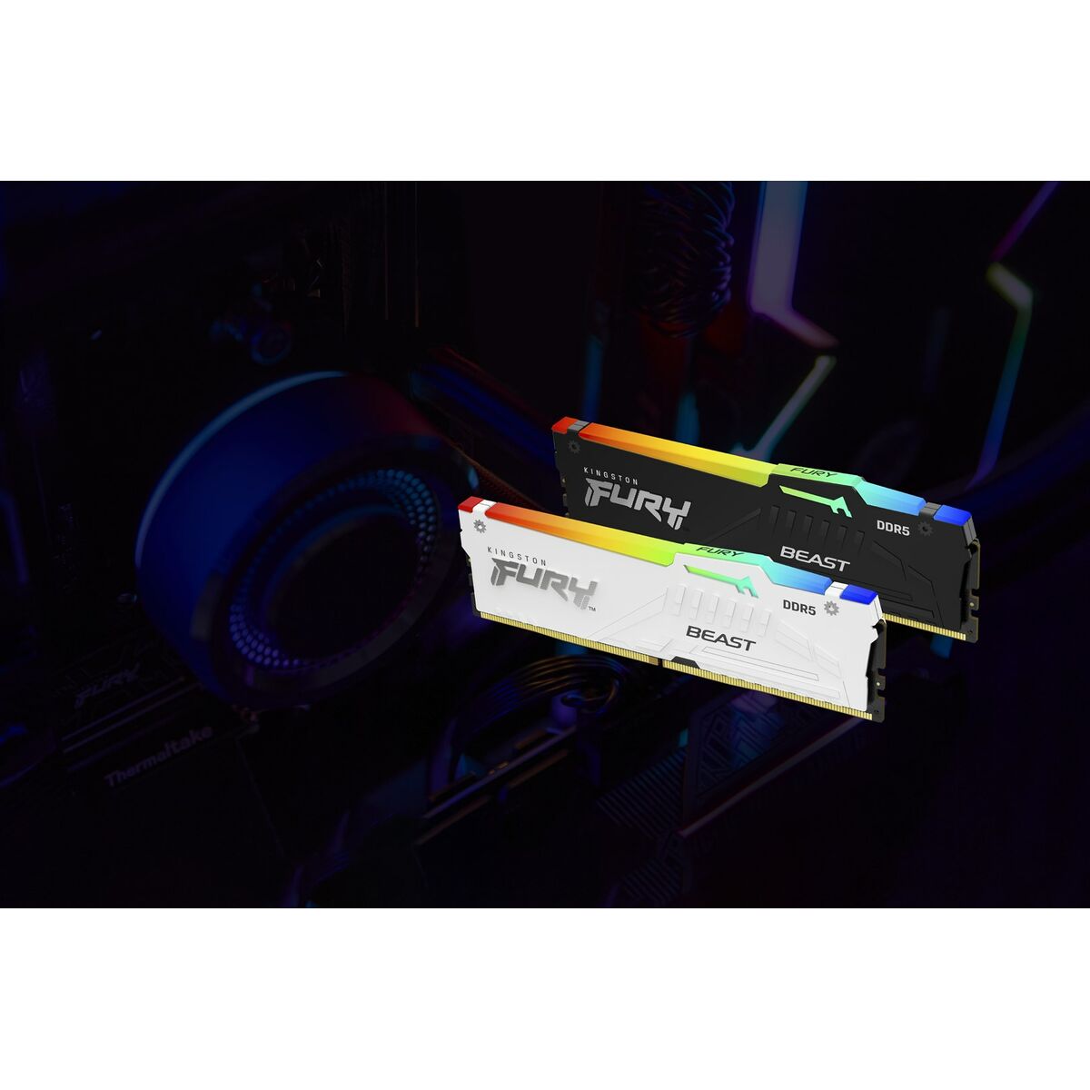KINGSTON FURY Beast 32Go DIMM 6000MT/s DDR5 CL36 White RGB EXPO