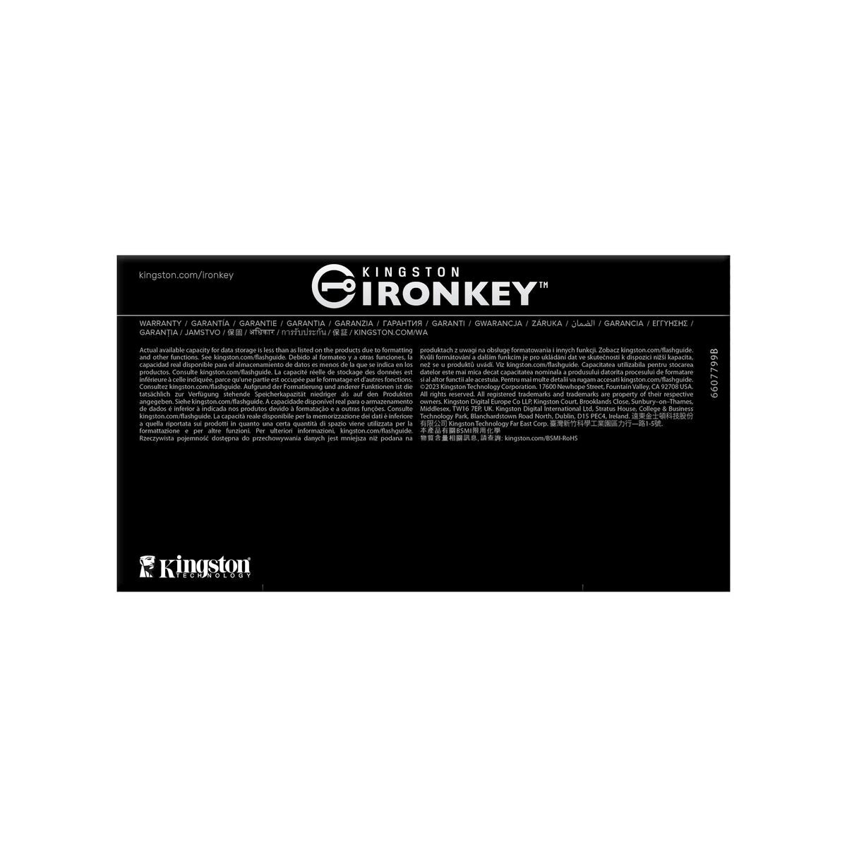 KINGSTON 32Go IronKey D500S FIPS 140-3 Lvl 3 Pending AES-256