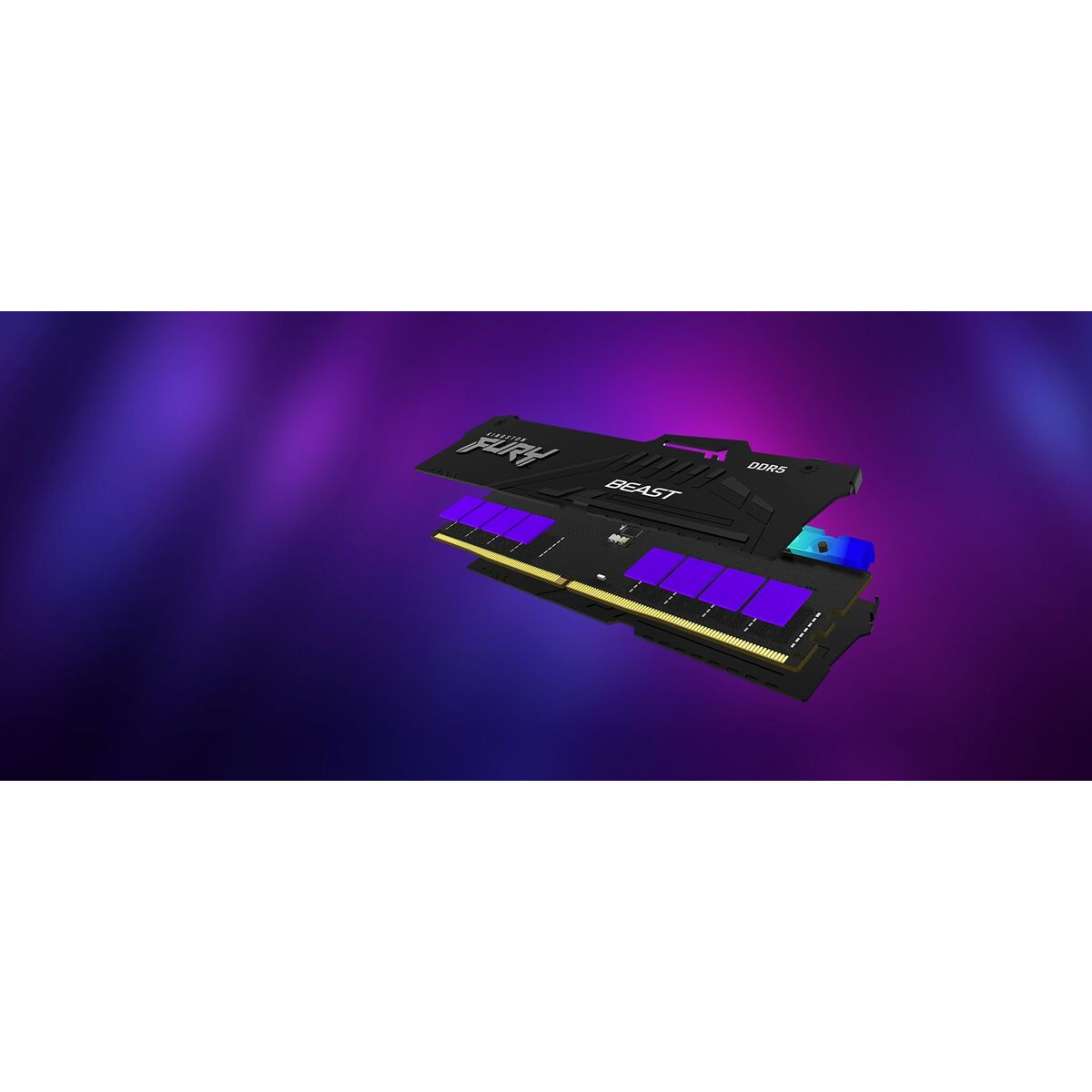 KINGSTON FURY Beast 128Go 5600MT/s DDR5 CL40 DIMM Kit of 4 RGB XMP
