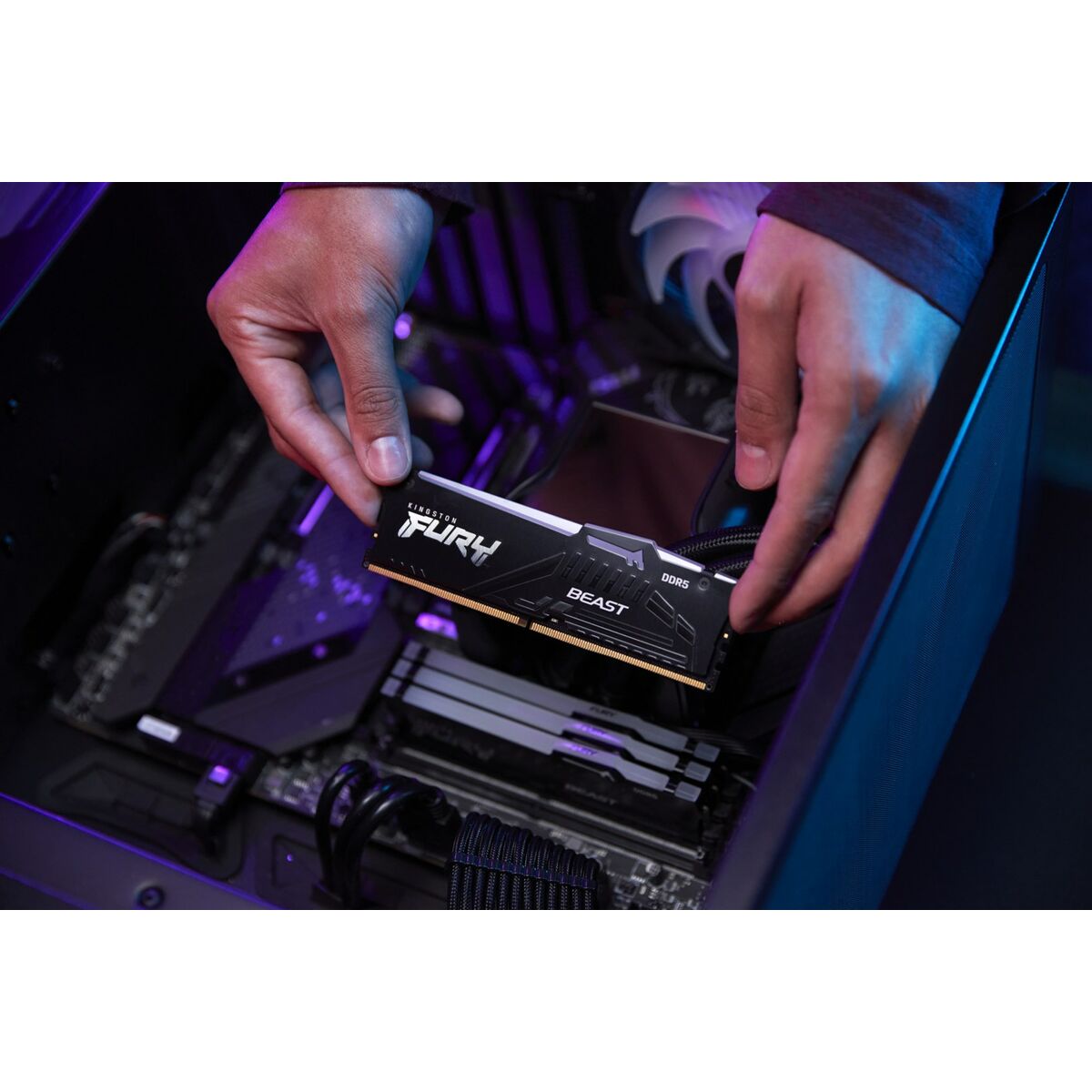 KINGSTON FURY Beast 128Go 5600MT/s DDR5 CL40 DIMM Kit of 4 RGB XMP