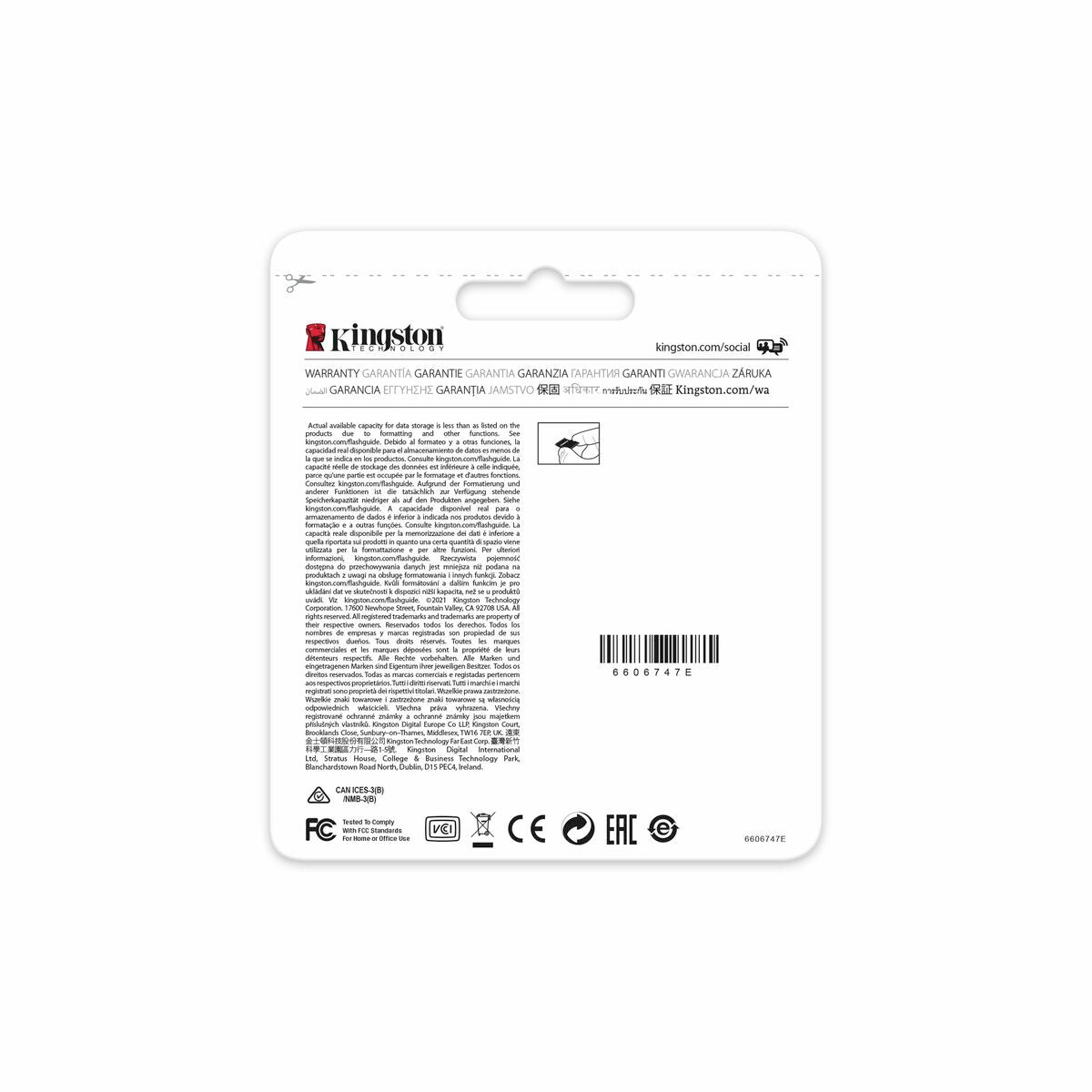 KINGSTON 256Go microSDXC Endurance 95R/45W C10 A1 UHS-I Card Only