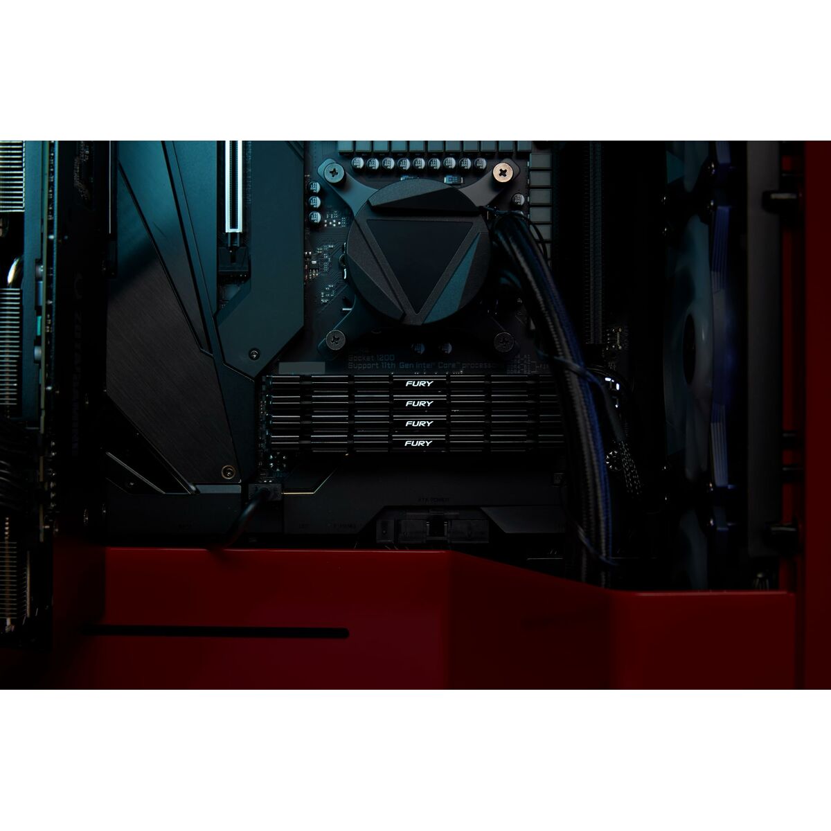 KINGSTON 8Go 4000MT/s DDR4 CL19 DIMM FURY Renegade Black
