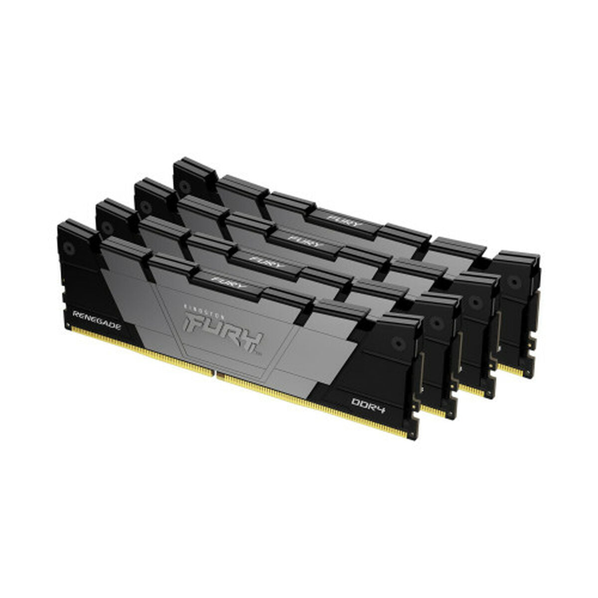 KINGSTON 64Go 3600MT/s DDR4 CL16 DIMM Kit of 4 1Gx8 FURY Renegade Black