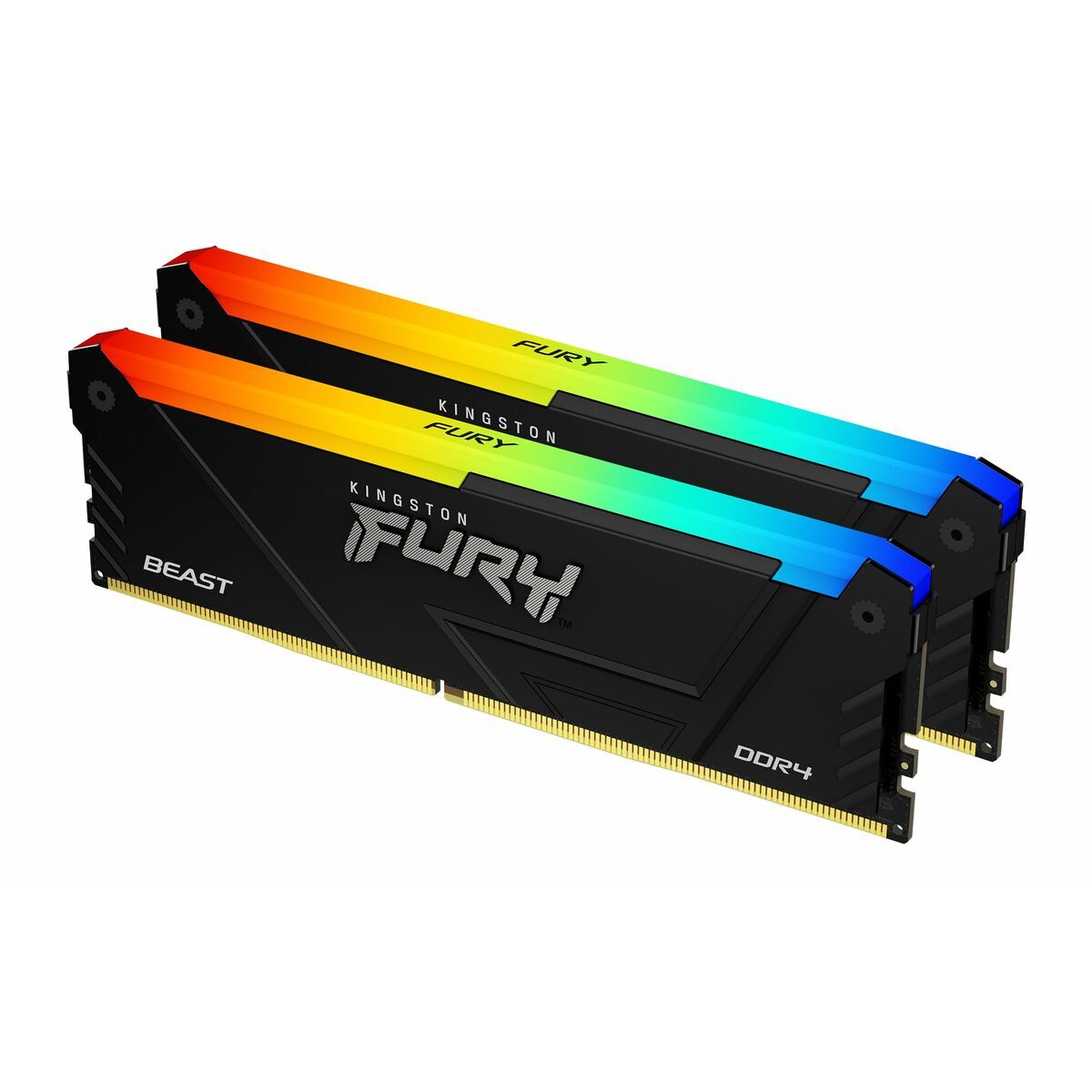 KINGSTON 32Go 3200MT/s DDR4 CL16 DIMM Kit of 2 1Gx8 FURY Beast RGB
