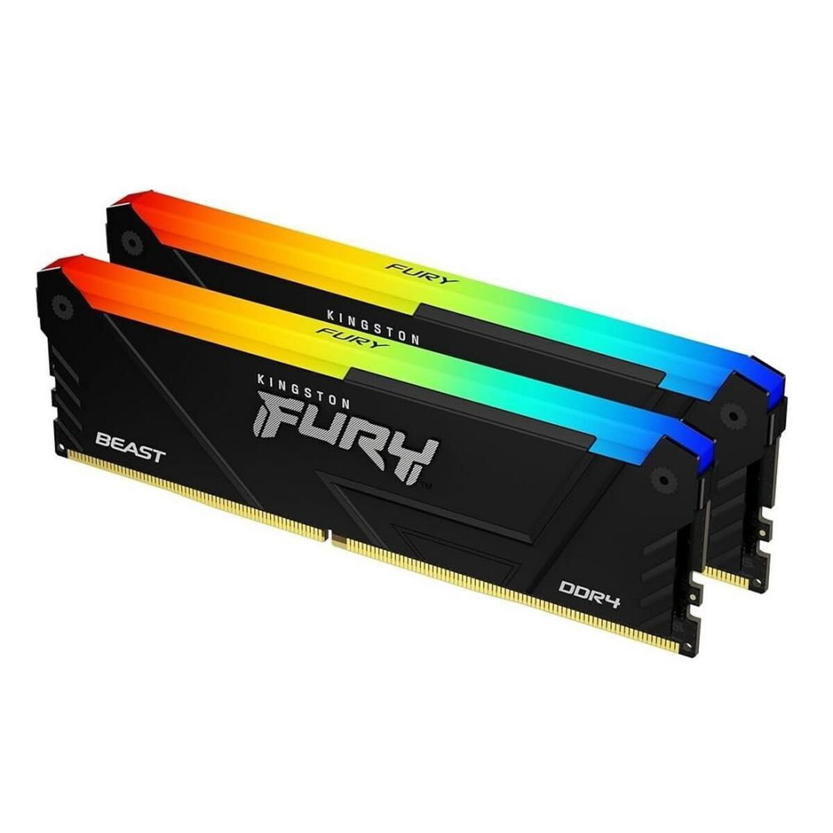KINGSTON 32Go 3200MT/s DDR4 CL16 DIMM Kit of 2 1Gx8 FURY Beast RGB