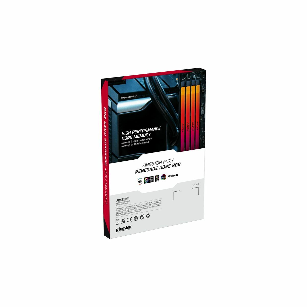 KINGSTON 48Go 6000MT/s DDR5 CL32 DIMM FURY Renegade RGB XMP