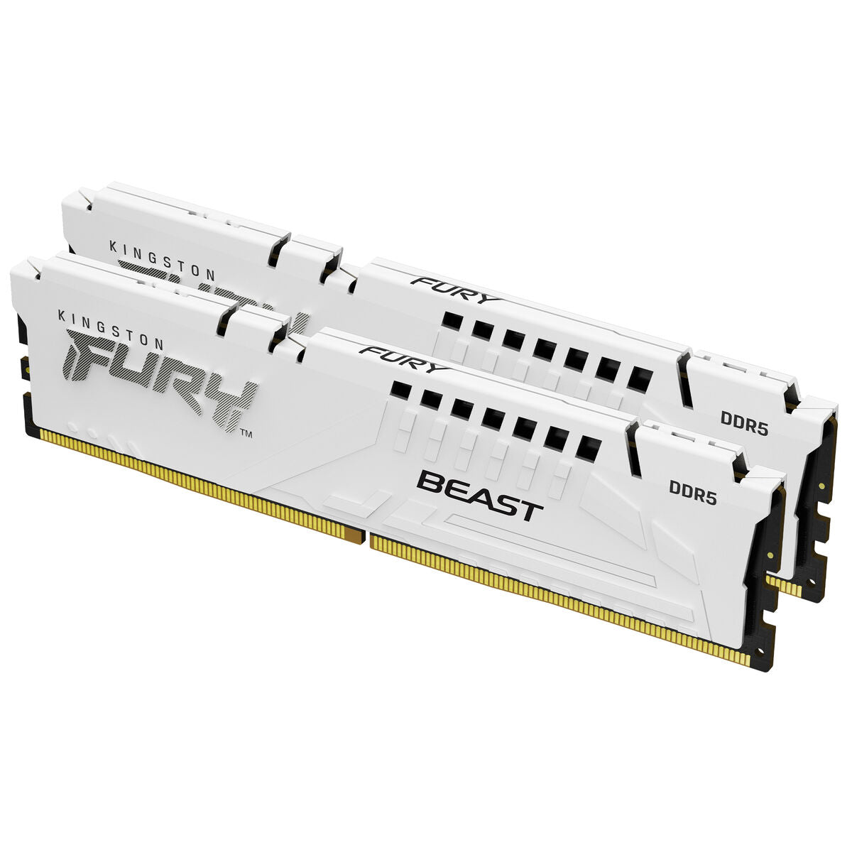 KINGSTON 64Go 6400MT/s DDR5 CL32 DIMM Kit of 2 FURY Beast White EXPO