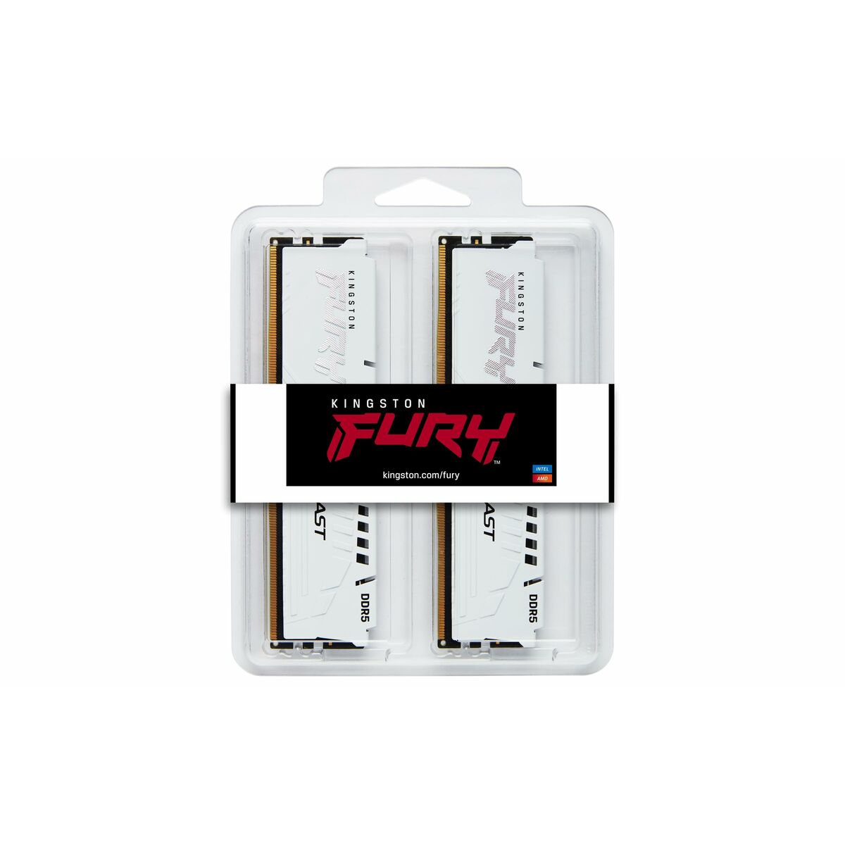 KINGSTON 32Go 6400MT/s DDR5 CL32 DIMM Kit of 2 FURY Beast White EXPO