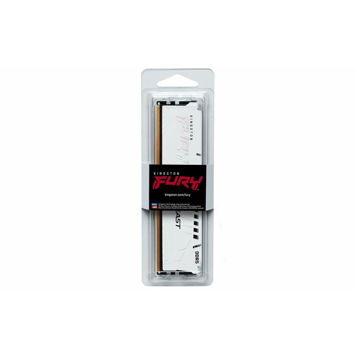 KINGSTON 16Go 6400MT/s DDR5 CL32 DIMM FURY Beast White EXPO