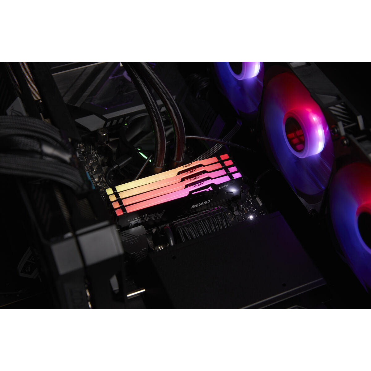 KINGSTON 64Go 6000MT/s DDR5 CL30 DIMM Kit of 2 FURY Beast RGB EXPO