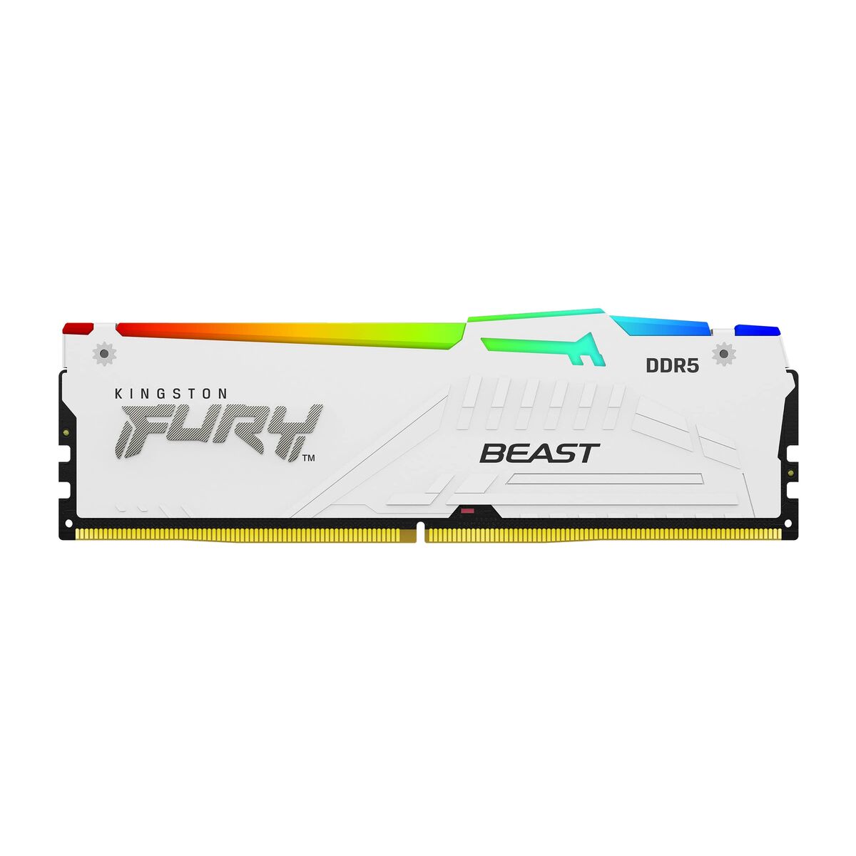 KINGSTON 64Go 6000MT/s DDR5 CL30 DIMM Kit of 2 FURY Beast White RGB EXPO