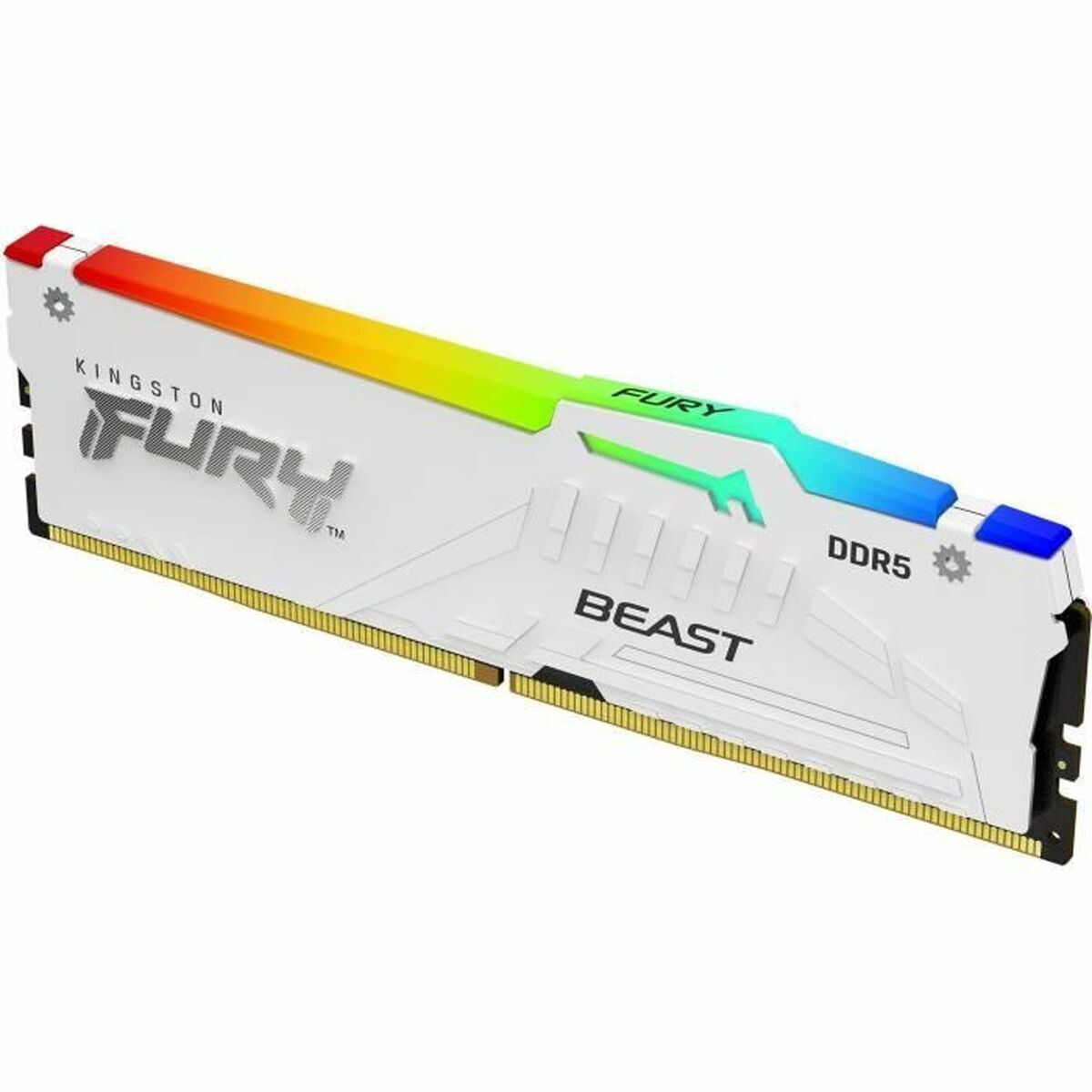 KINGSTON 32Go 6000MT/s DDR5 CL30 DIMM Kit of 2 FURY Beast White RGB EXPO