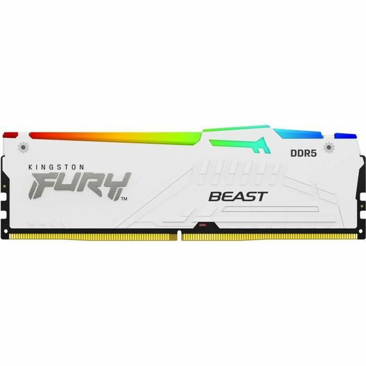 KINGSTON 32Go 6000MT/s DDR5 CL30 DIMM Kit of 2 FURY Beast White RGB EXPO