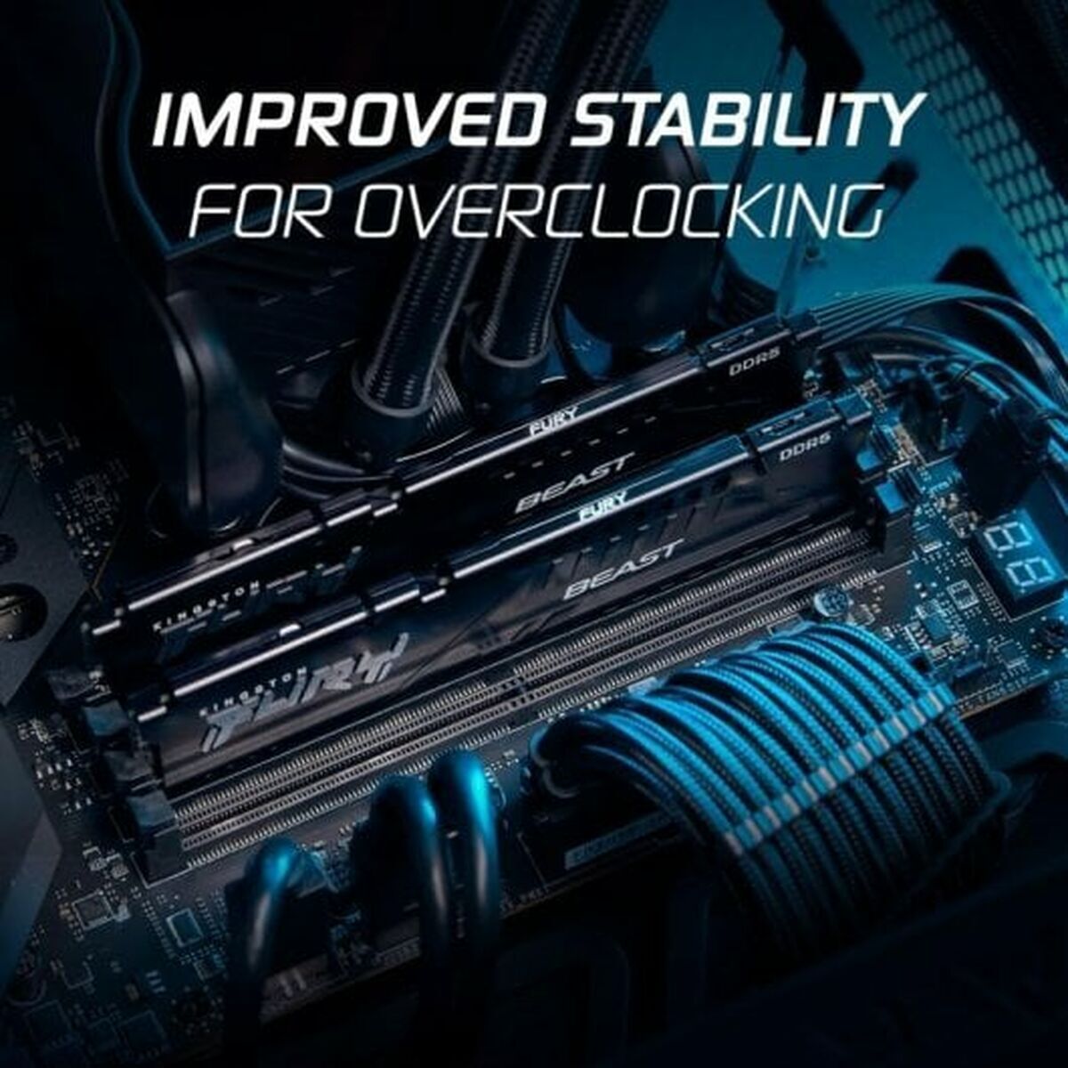 KINGSTON 64Go 6000MT/s DDR5 CL30 DIMM Kit of 2 FURY Beast Black EXPO