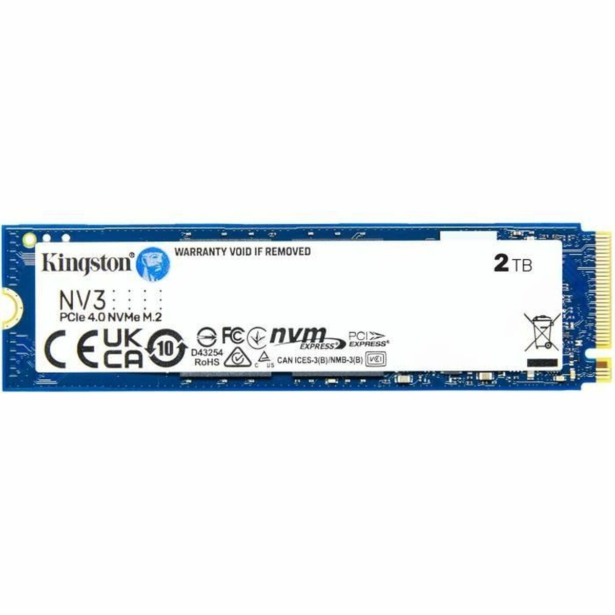 KINGSTON 2000Go NV3 M.2 2280 PCIe 4.0 NVMe SSD