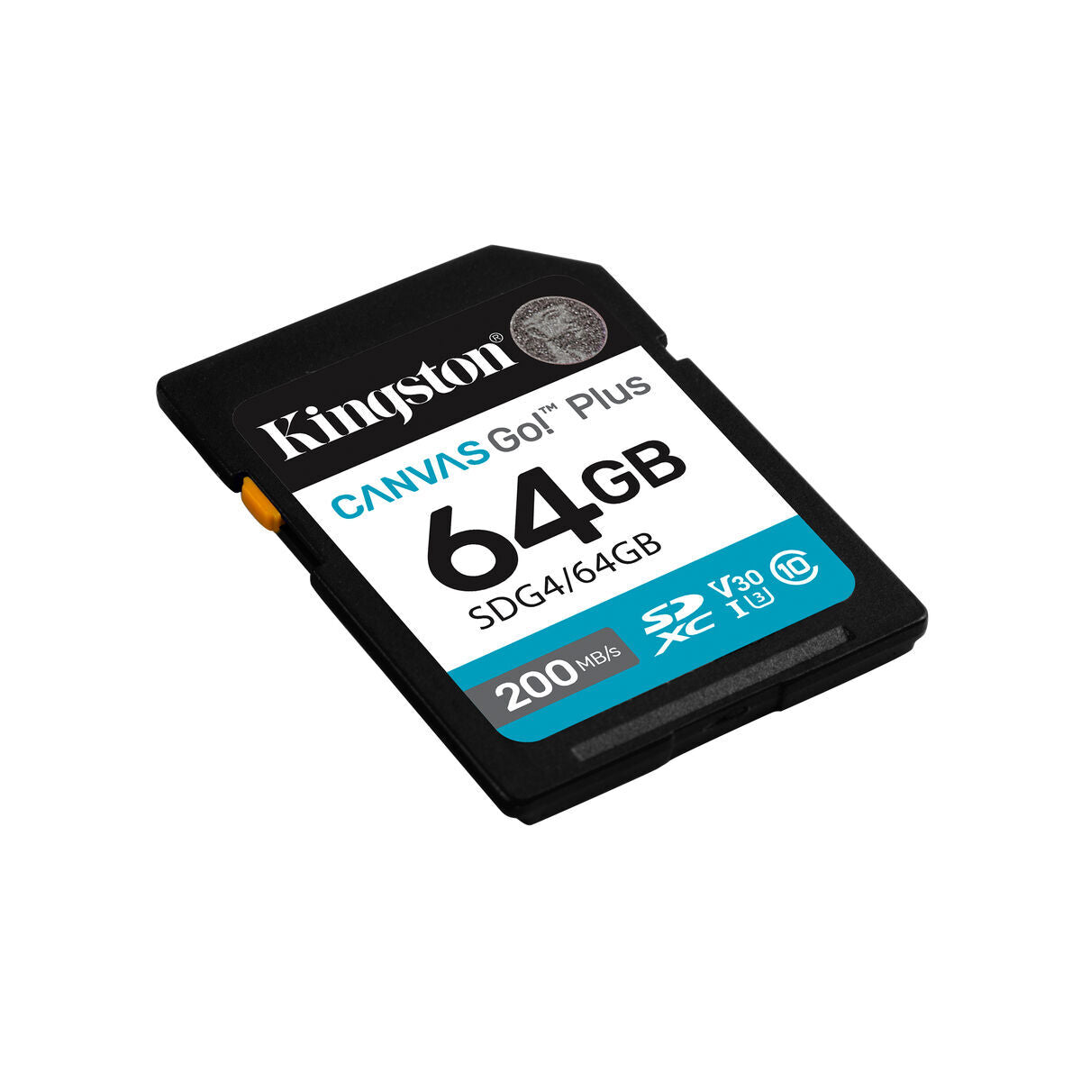 KINGSTON 64Go SDXC Canvas Go Plus Gen4 200Mo/s C10 UHS-I U3 V30