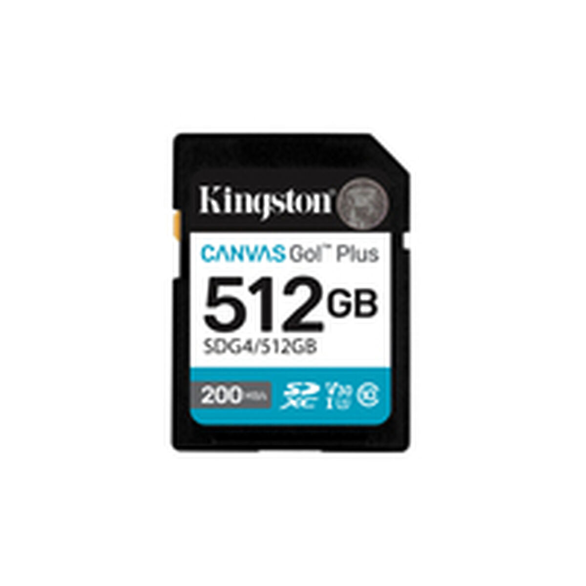 KINGSTON 512Go SDXC Canvas Go Plus Gen4 200Mo/s C10 UHS-I U3 V30