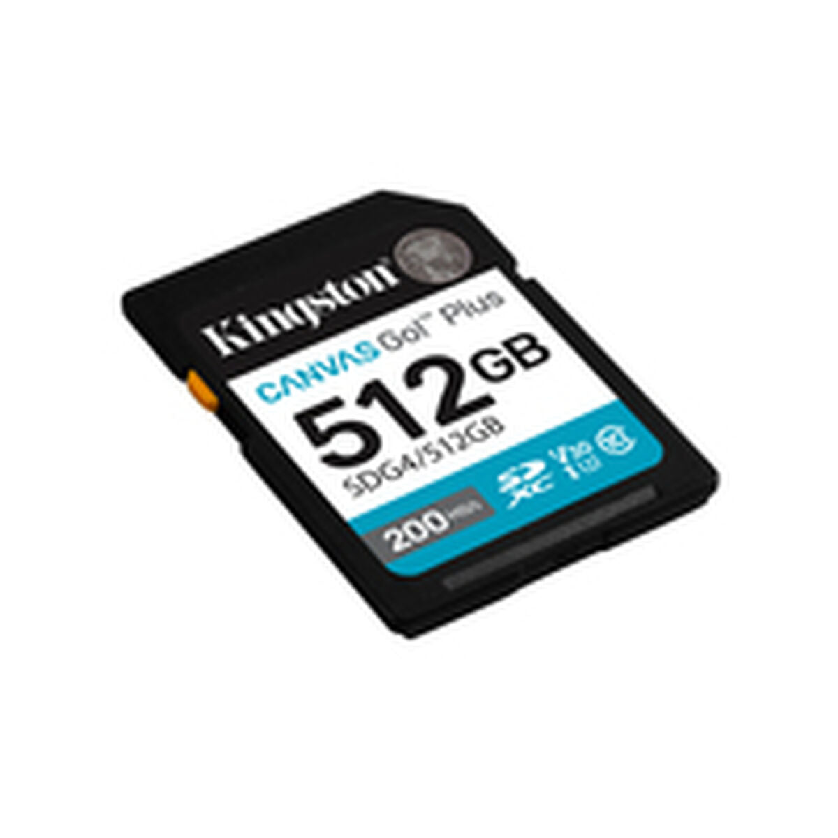 KINGSTON 512Go SDXC Canvas Go Plus Gen4 200Mo/s C10 UHS-I U3 V30