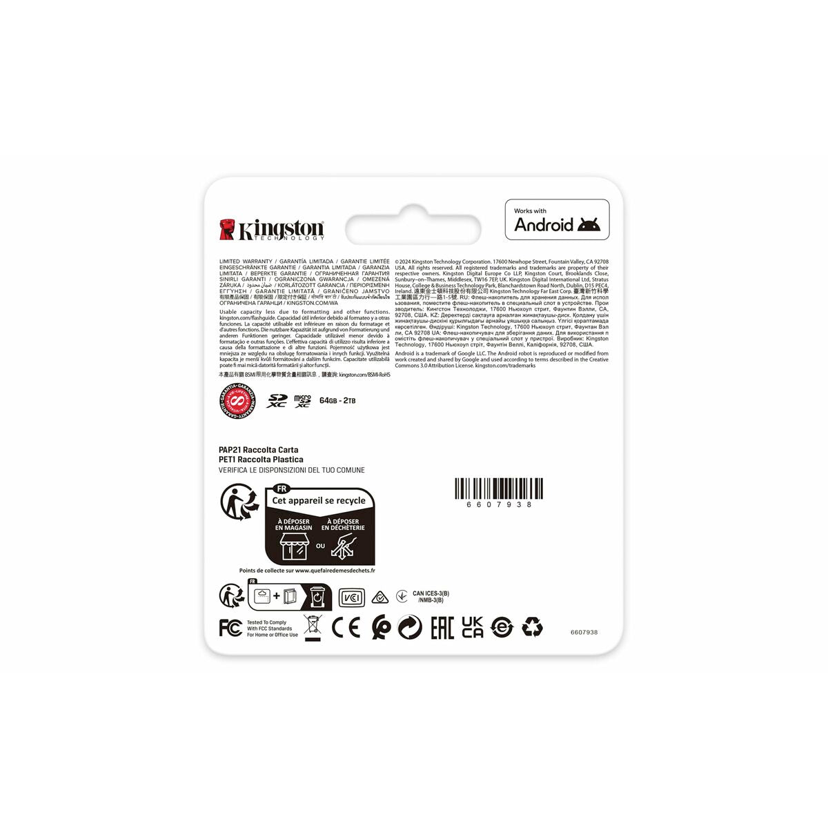 KINGSTON 512Go SDXC Canvas Go Plus Gen4 200Mo/s C10 UHS-I U3 V30