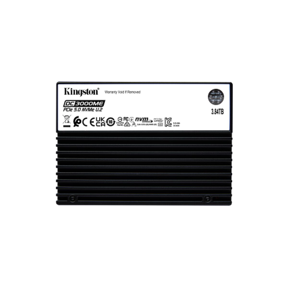 KINGSTON 3.84To DC3000ME U.2 PCIe 5.0 NVMe TCG Opal Enterprise SSD
