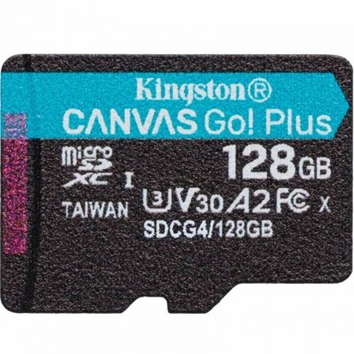 KINGSTON 128Go microSDXC Canvas Go Plus Gen4 200R A2 U3 Single Pack w/o ADP