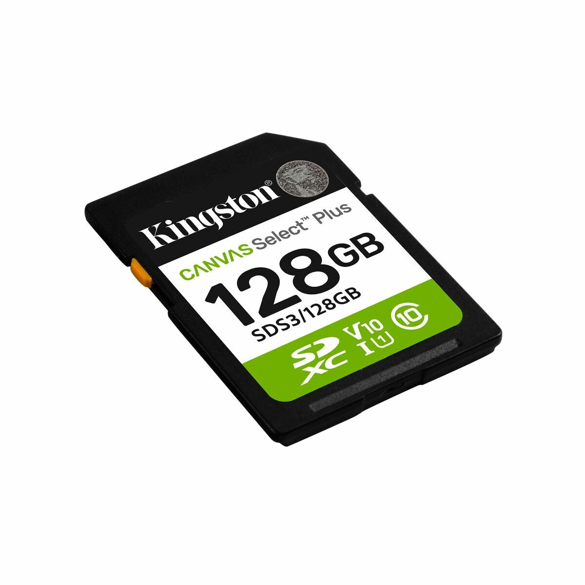 KINGSTON Canvas Select Plus Carte mémoire SDXC  128Go Gen3 150MB/s C10 UHS-I U3 V30