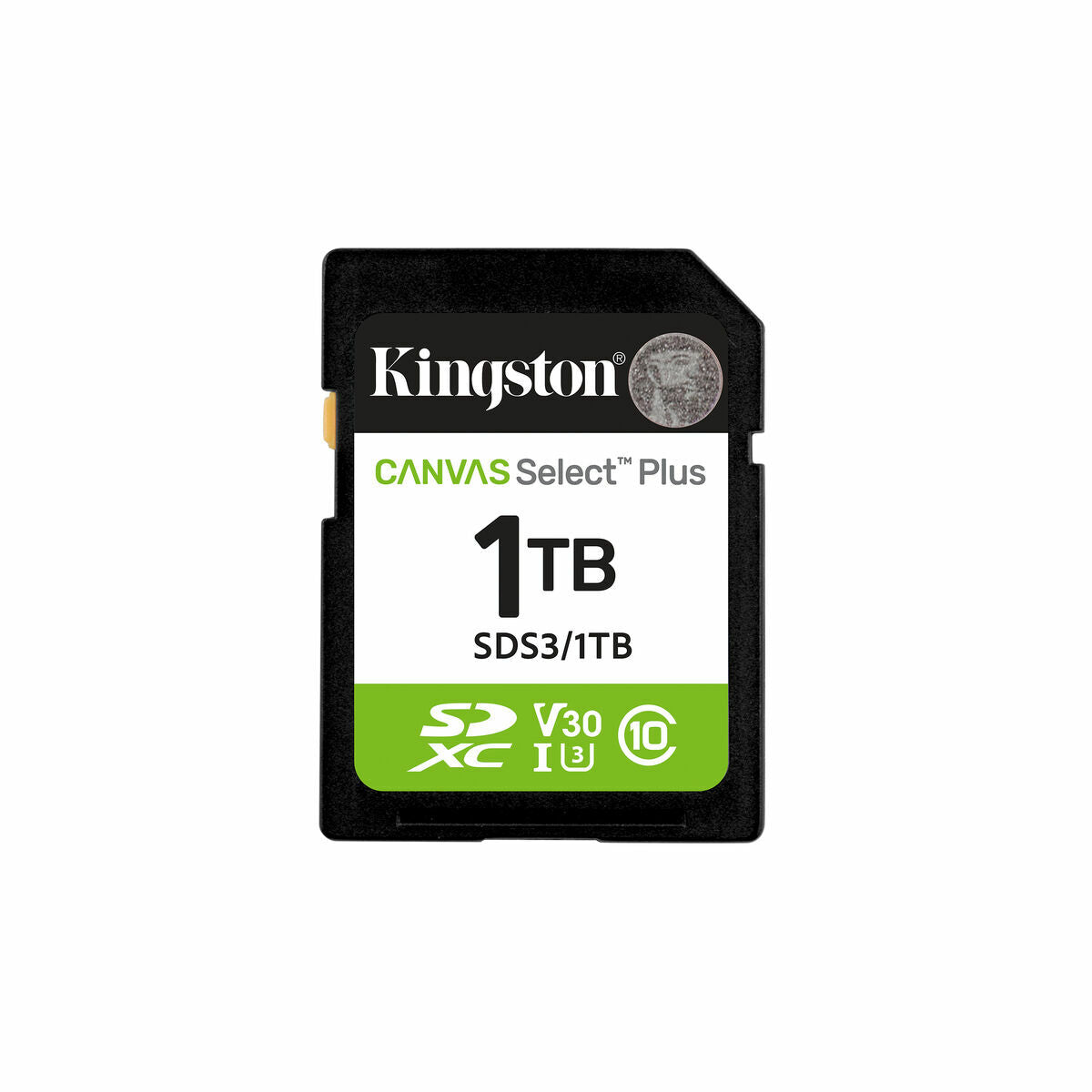 KINGSTON Canvas Select Plus Carte mémoire SDXC 1To Gen3 150MB/s C10 UHS-I U3 V30