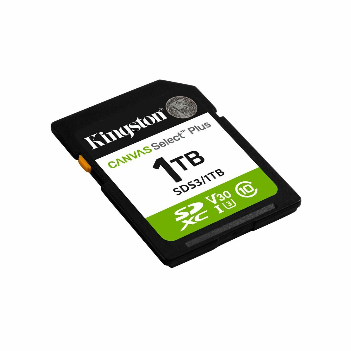 KINGSTON Canvas Select Plus Carte mémoire SDXC 1To Gen3 150MB/s C10 UHS-I U3 V30