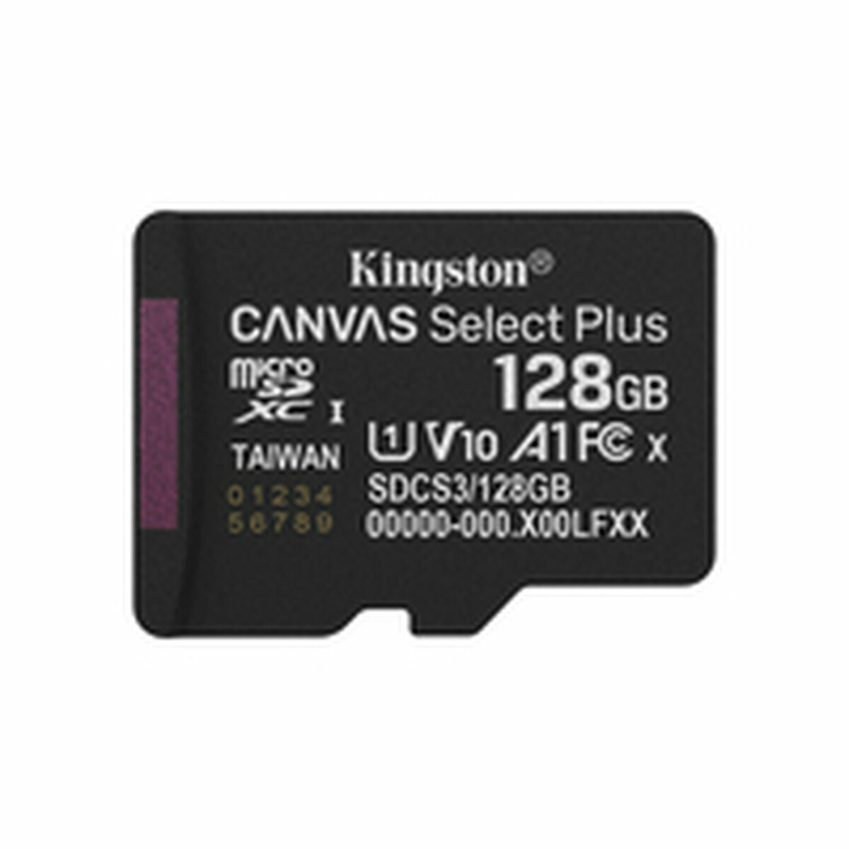KINGSTON Canvas Select Plus Carte mémoire microSDXC 128Go Gen3 150R A1 Adaptateur SD Non Inclus