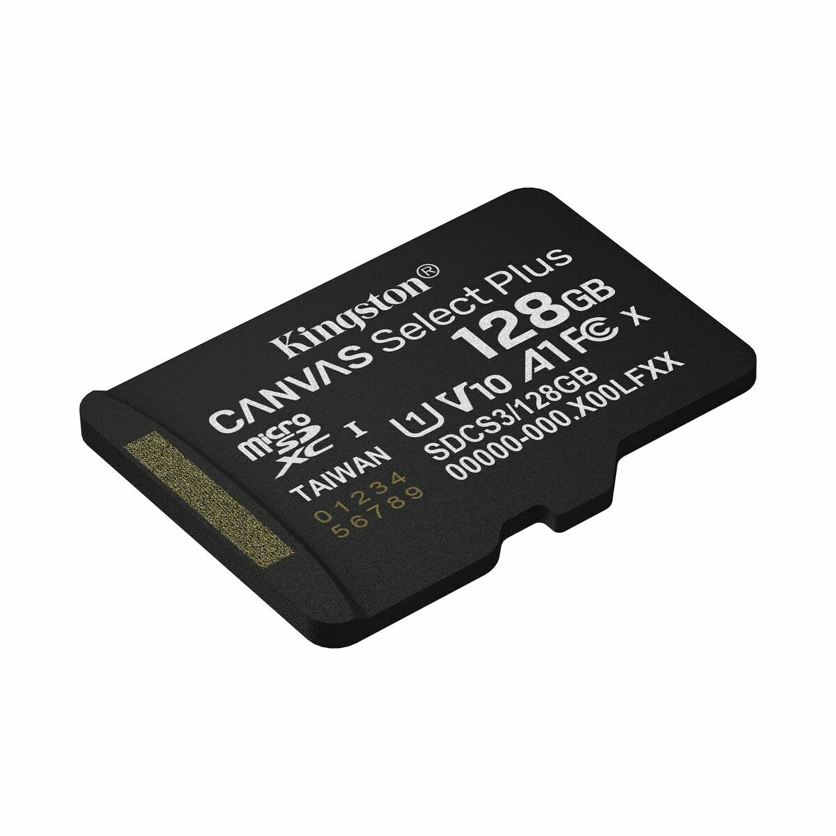 KINGSTON Canvas Select Plus Carte mémoire microSDXC 128Go Gen3 150R A1 Adaptateur SD Non Inclus