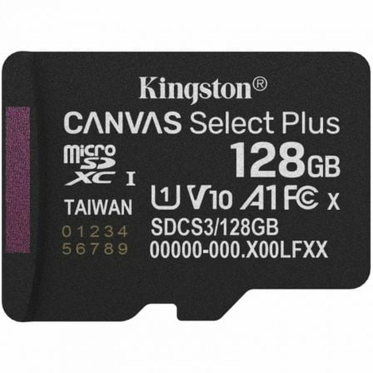 KINGSTON Canvas Select Plus Carte mémoire microSDXC 128Go Gen3 150R A1 Adaptateur SD Non Inclus
