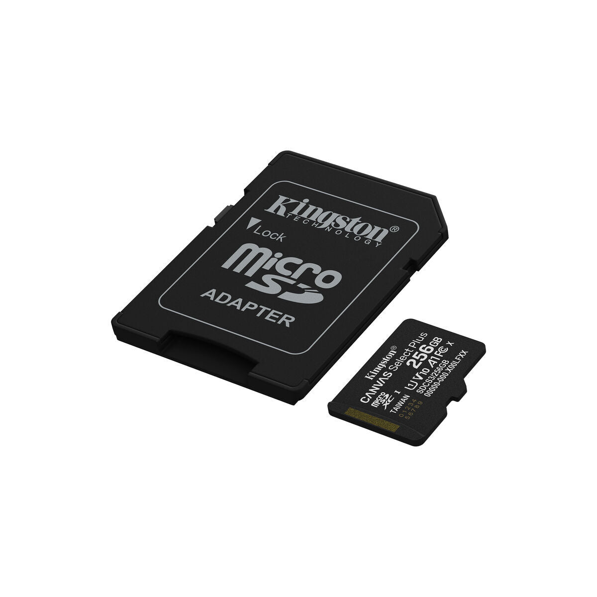 KINGSTON Canvas Select Plus Carte mémoire microSDXC 256Go Gen3 150MB/s A1 Adaptateur SD Inclus