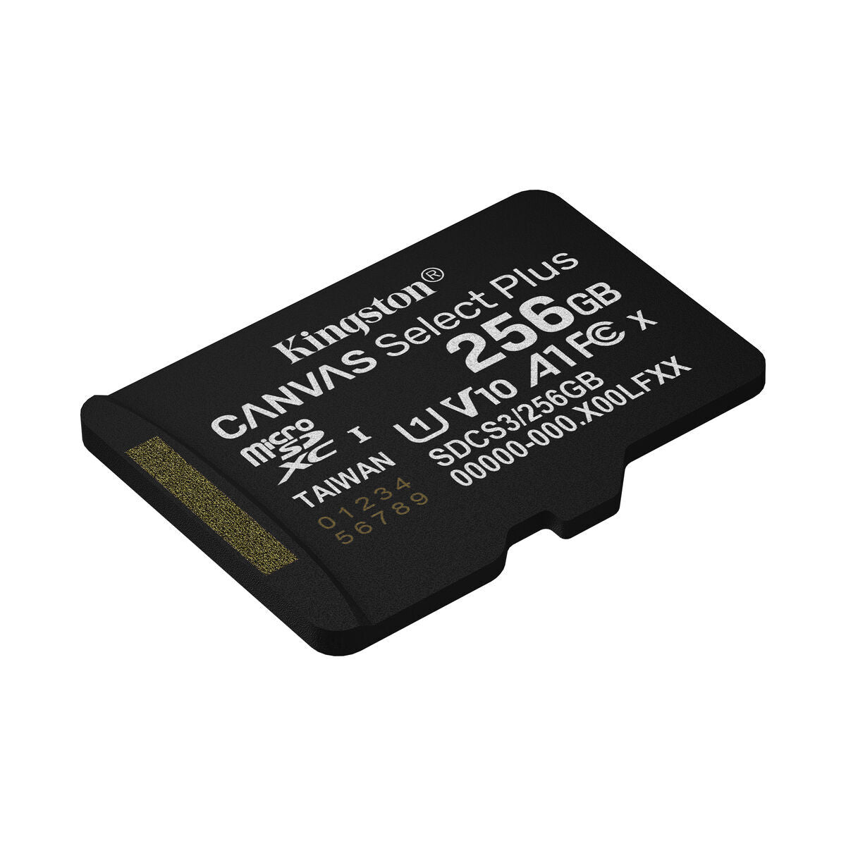 KINGSTON Canvas Select Plus Carte mémoire microSDXC 256Go Gen3 150R A1 Adaptateur SD Non Inclus