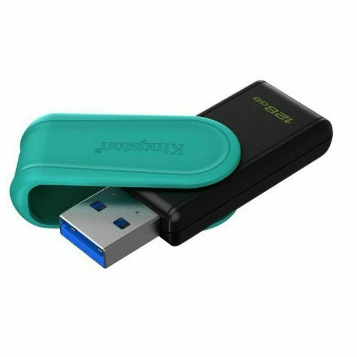 KINGSTON 128Go Portable USB 3.2 Gen 1 DataTraveler Exodia S Black/Turquoise