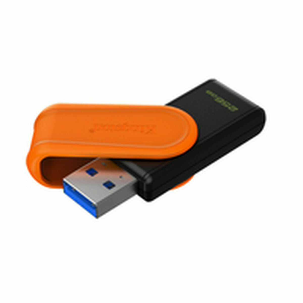 KINGSTON 256Go Portable USB 3.2 Gen 1 DataTraveler Exodia S Black/Orange