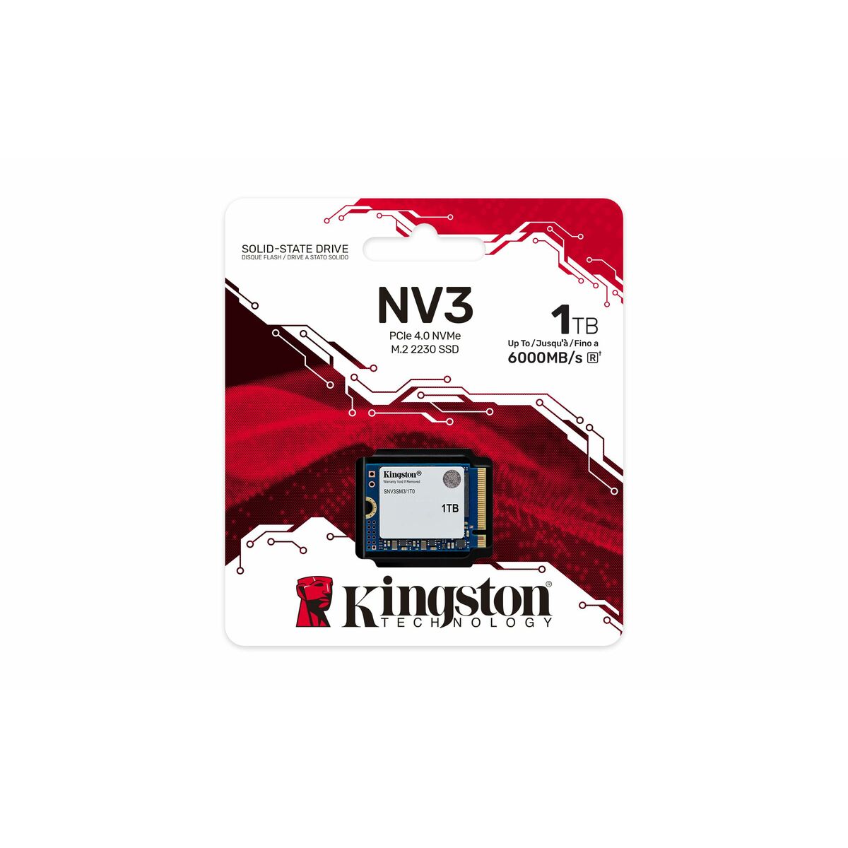 KINGSTON 1000Go NV3 M.2 2230 PCIe 4.0 NVMe SSD