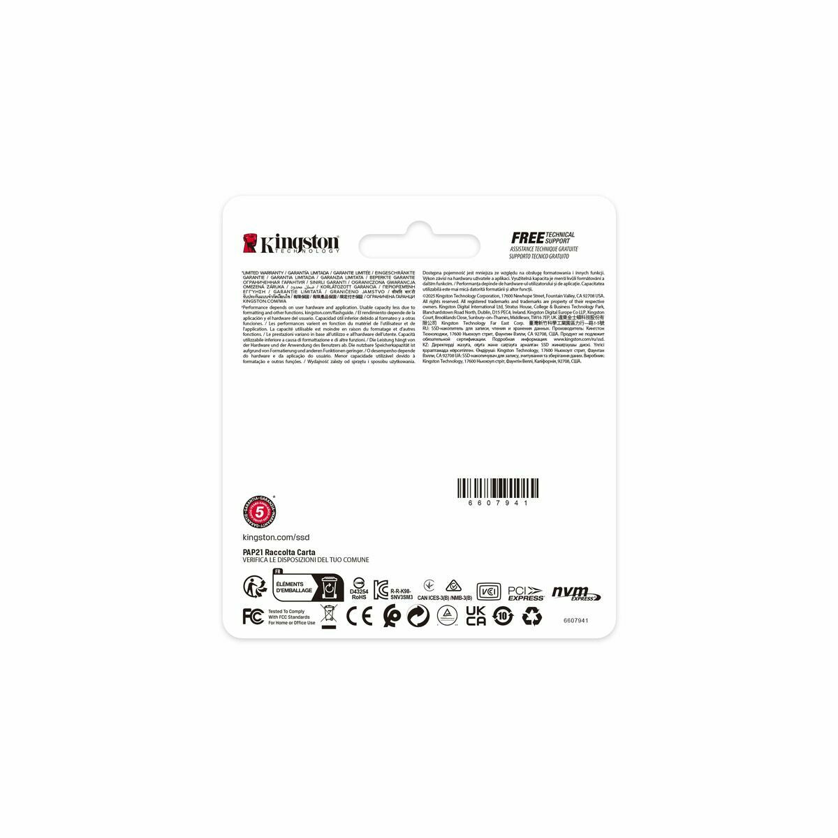 KINGSTON 500Go NV3 M.2 2230 PCIe 4.0 NVMe SSD